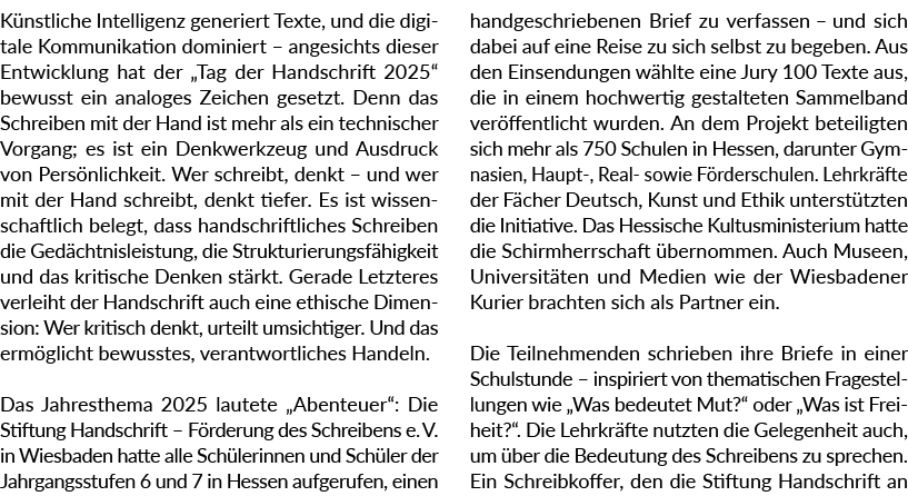 K nstliche Intelligenz generiert Texte, und die digitale Kommunikation dominiert – angesichts dieser Entwicklung hat ...